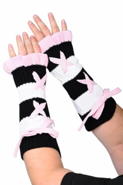 Bittersweet Stripe Arm Warmers