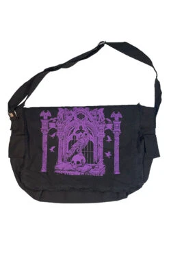 VampireFreaks Messenger Bag [Multiple Designs Available] -Vampirefreaks Sale Store quoth raven purple messenger bag 57f9ea82 f770 4b31 ad36 e9738fba3ba5