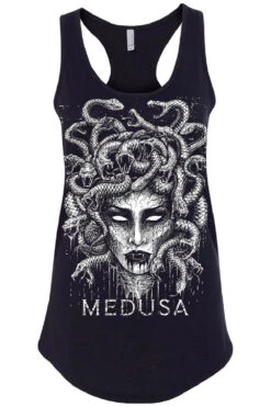 Medusa T-shirt -Vampirefreaks Sale Store racerback tank black 1