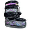 Blizz Bat Snow Boots [Black/Reflective] -Vampirefreaks Sale Store rave bat boots