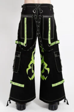 Tripp NYC Mega Biohazard Pants [Black/Lime BIO] -Vampirefreaks Sale Store rave clothes dd96497b d536 4563 b91e ef747d4d8a45