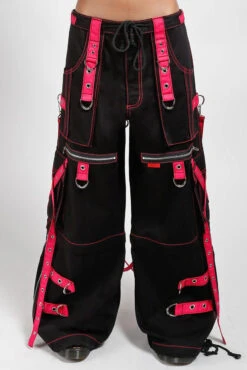 Tripp NYC X-Strap Zip Off Pants [Black/Pink] -Vampirefreaks Sale Store rave clothing 05cda3fc 8126 4e81 a14d 4d59be709556