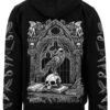 Quoth The Raven Hoodie [GRAY] -Vampirefreaks Sale Store raven hoodie back resize