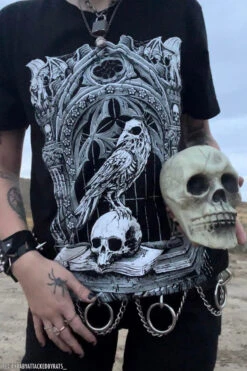 Quoth The Raven T-shirt [GRAY] -Vampirefreaks Sale Store raven tshirt 2fd7fb7b 1828 4b23 83b2 075f76fd9790