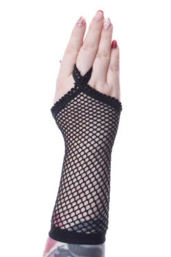Nattie Mesh Gloves [BLACK] -Vampirefreaks Sale Store raver gloves f431c4de 71f9 46cd 9e05 e0fa3944e073