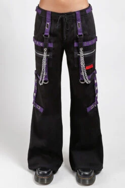 Tripp NYC Chain Dark Street Pants [Black/Purple]
