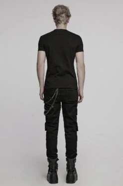 Midnight Grid Techwear Shirt -Vampirefreaks Sale Store raver shirts