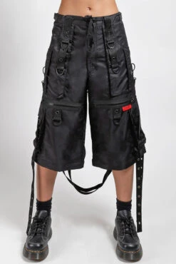 Tripp NYC X-Strap Space Out Pants [Black] -Vampirefreaks Sale Store raver shorts
