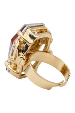 Elvira Coffin Jewel Red Ring -Vampirefreaks Sale Store red skull ring