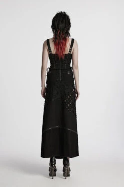 Dark Prophecy Leg Slit Skirt [Turns Into A Mini Skirt] -Vampirefreaks Sale Store ripped skirt