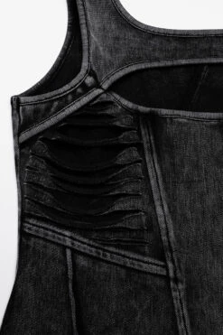 North Star Distressed Tank Top -Vampirefreaks Sale Store ripped tank top