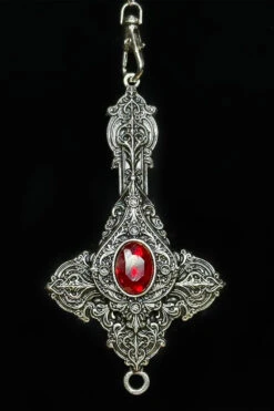 Cross My Heart Reversible Rosary Necklace -Vampirefreaks Sale Store rosary necklace