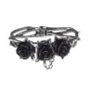 Alchemy Wild Black Rose Bracelet -Vampirefreaks Sale Store rose bracelet