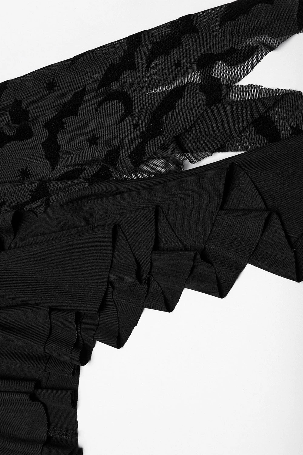 Celestial Cold Shoulder Witchy Hem Dress 8 Celestial Cold Shoulder Witchy Hem Dress - Image 8