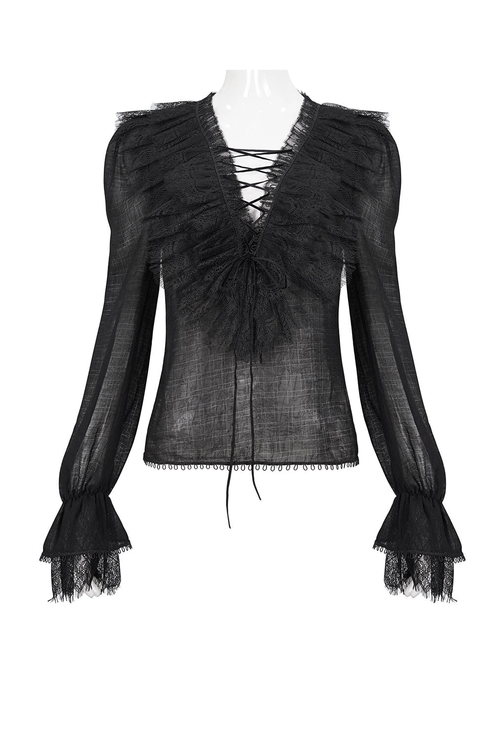 Crumbling Statues Romantic Ruffled Top 3 Crumbling Statues Romantic Ruffled Top - Image 3