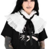 White Ruffle Collar