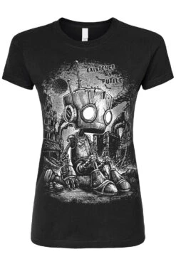 Sad Robot T-shirt -Vampirefreaks Sale Store sadrobot womens tshirt