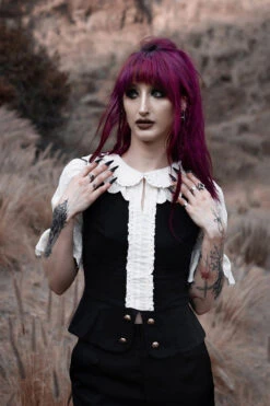 Ravenshade Blouse -Vampirefreaks Sale Store salem witch top