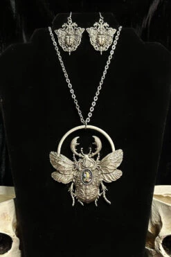 Scarab Rising Necklace -Vampirefreaks Sale Store scarb necklace