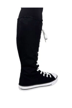 RAWR OG High Top Sneakers [Black/White] -Vampirefreaks Sale Store scene knee high sneakers