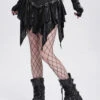 Pierced Witchy Hem Mini Skirt