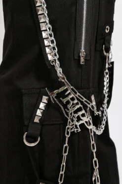 Tripp NYC Handcuff Pants [BLK/SILVER] -Vampirefreaks Sale Store scene pants e2b2cd44 11a6 407a a30f a55bcce351f8