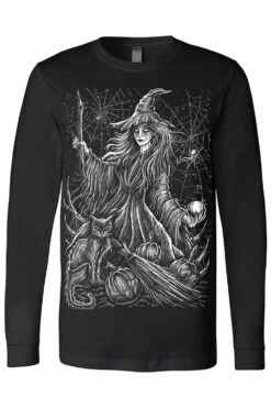 Season Of The Witch T-shirt -Vampirefreaks Sale Store season of the witch longsleeve tshirt blank sleeves