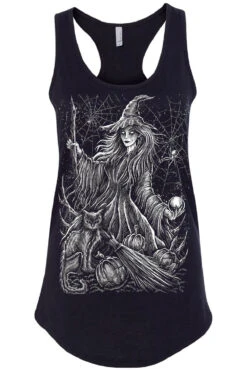 Season Of The Witch T-shirt -Vampirefreaks Sale Store season of the witch racerback tank black front resize