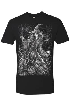 Season Of The Witch T-shirt -Vampirefreaks Sale Store season of the witch tshirt black front