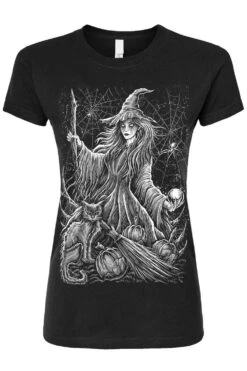 Season Of The Witch T-shirt -Vampirefreaks Sale Store season of the witch womens tshirt