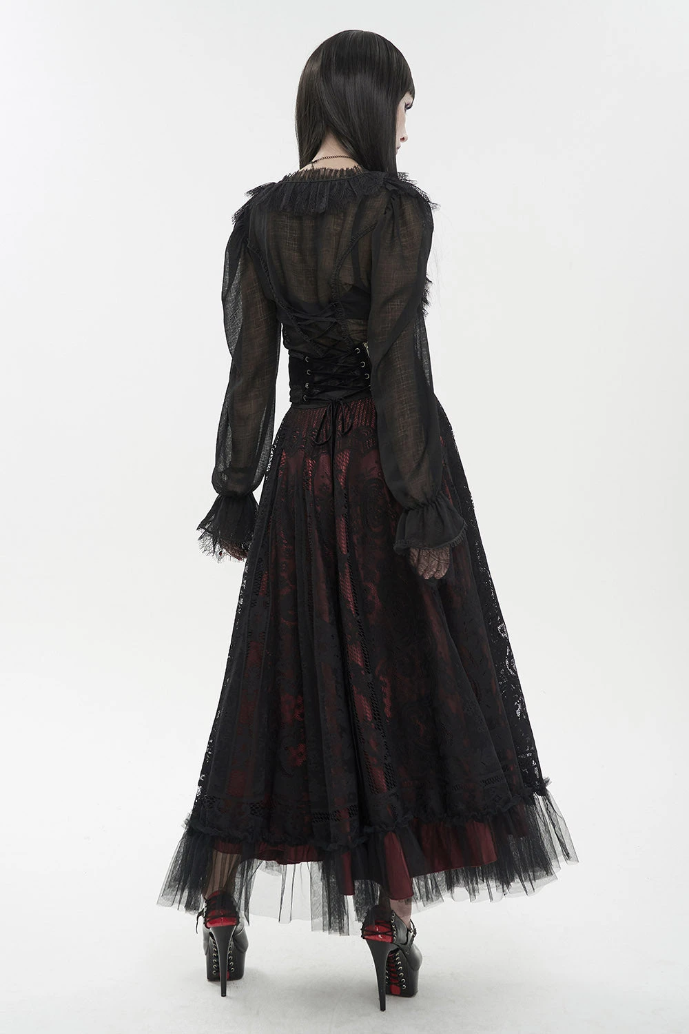 Crumbling Statues Romantic Ruffled Top 6 Crumbling Statues Romantic Ruffled Top - Image 6