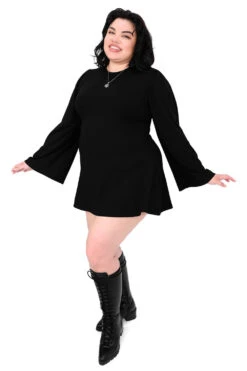 Florence Tunic Dress -Vampirefreaks Sale Store short gothic dress