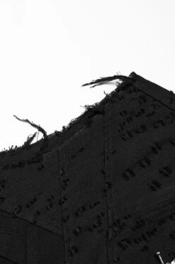 Malware Distressed Trench Coat -Vampirefreaks Sale Store shreddd trench coat