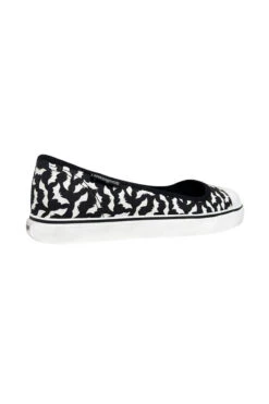 Emily Bat Sneaker Flats [Black/White] -Vampirefreaks Sale Store skater shoes c170a3a9 7ed9 4645 9ee8 7e175df87e5d