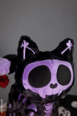 Skelekitty Plush Toy [Purple Bones Limited Edition] -Vampirefreaks Sale Store skelekitty