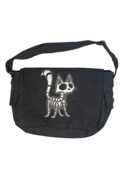 VampireFreaks Messenger Bag [Multiple Designs Available] -Vampirefreaks Sale Store skelekitty messenger bag ee68d820 e851 4657 9d90 600505f5a6d6