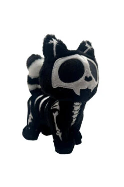 Skelekitty Plush Keychain -Vampirefreaks Sale Store skeleton cat keychain