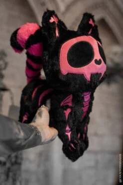 Pink Skelekitty Plush Toy [Limited Edition]