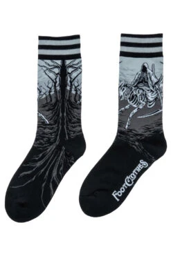 Death On A Pale Horse Crew Socks -Vampirefreaks Sale Store skeleton gothic socks