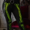 Zombie Rot Skeleton Leggings [Monster Green]