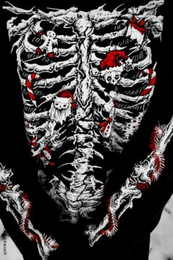 Xmas Skeleton Sweatshirt -Vampirefreaks Sale Store skeleton xmas sweatshirt