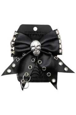 Skull Punk Stud Hair Bow -Vampirefreaks Sale Store skull hair bow 5856433c f18a 4028 94aa 80f1f981e8f8