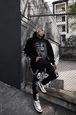 Darkness Within Hoodie -Vampirefreaks Sale Store skull hoodie