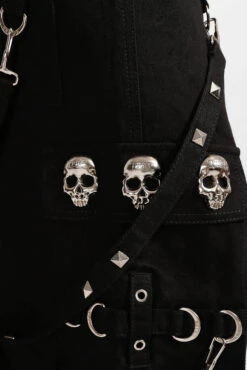 Tripp NYC Skull Stud Pants [BLACK/BLACK] -Vampirefreaks Sale Store skull pants 6302cf68 541b 45fc 9685 54466bcebf8c