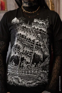 Skeleton Crew Pirate Ship T-shirt