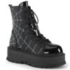 Spiderweb SLACKER-88 Boots [Black Vegan Leather]