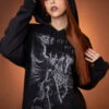 Headless Horseman Hoodie [Gray] -Vampirefreaks Sale Store sleppy hollow clothes