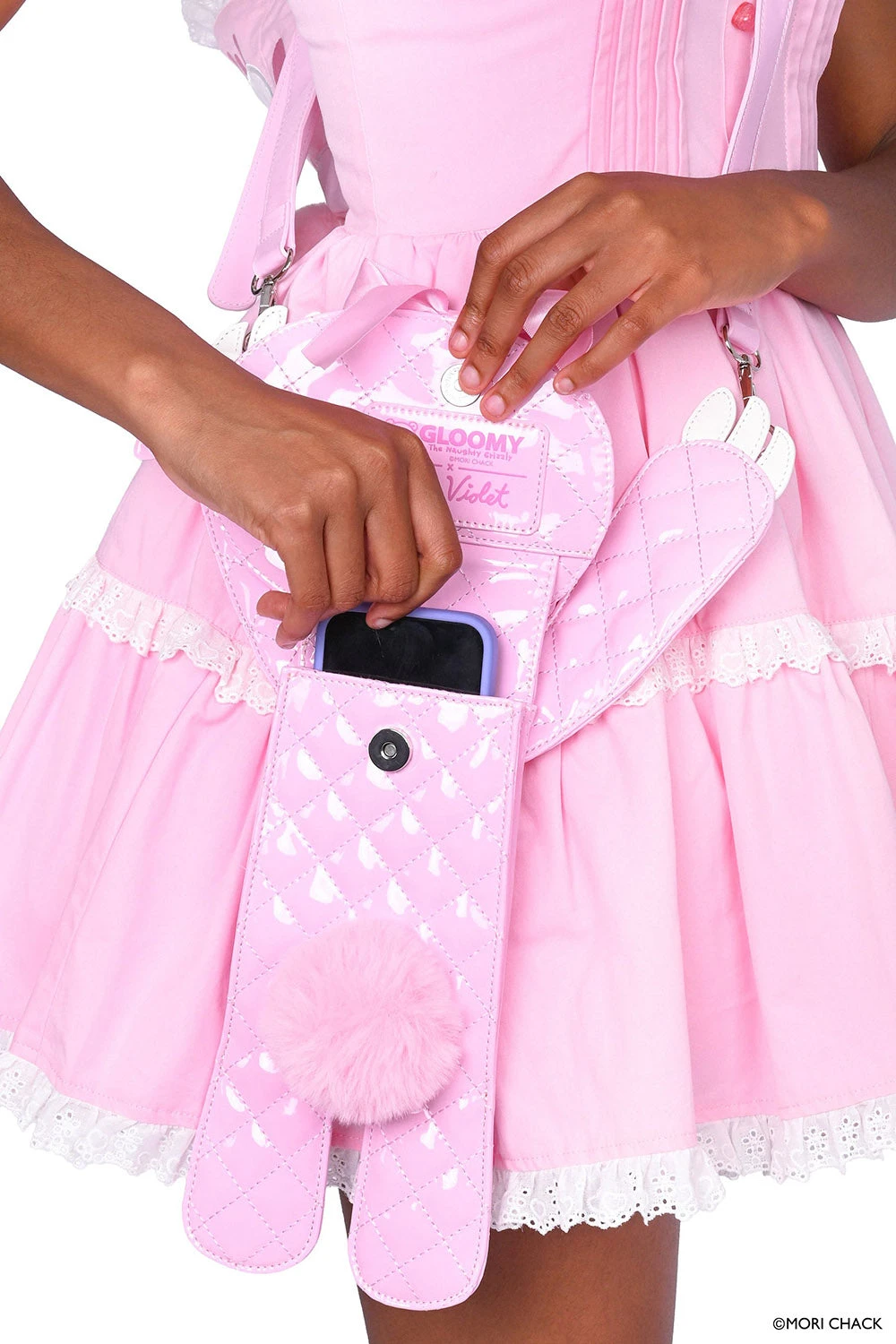 Gloomy Bear Hug Crossbody Phone Pouch 3 Gloomy Bear Hug Crossbody Phone Pouch - Image 3