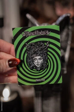 Medusa Enamel Pin -Vampirefreaks Sale Store snake pin