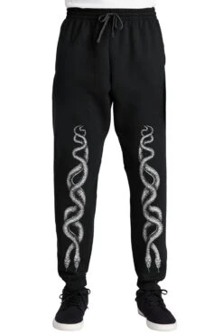 Medusa's Serpents Joggers [Unisex] -Vampirefreaks Sale Store snakesJoggerFront